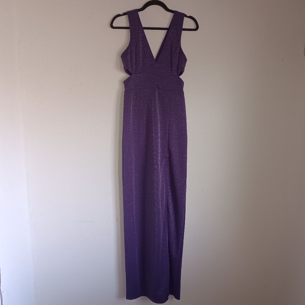 Lulus Purple with silver sparkle Size SM